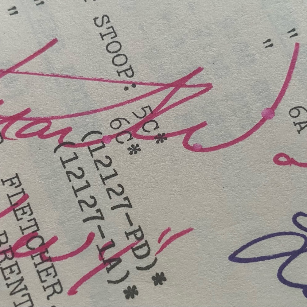 Autograph Soap Opera Script from Guiding Light - Picture 16 of 16